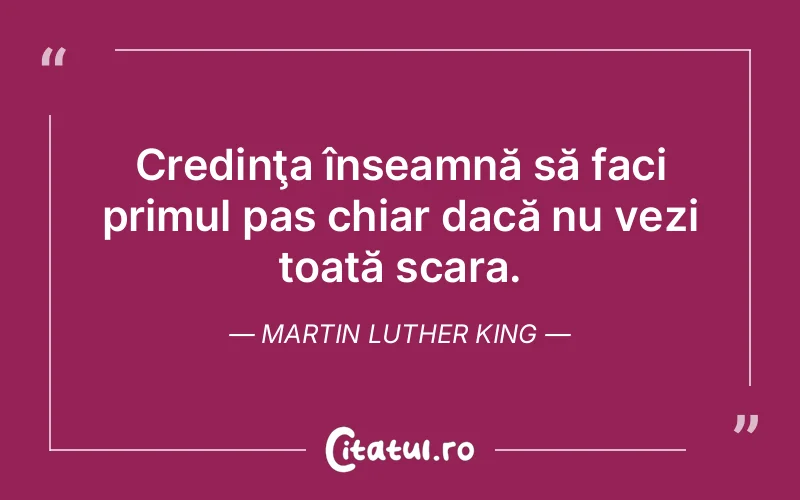 Citat Martin Luther King - citate crestine