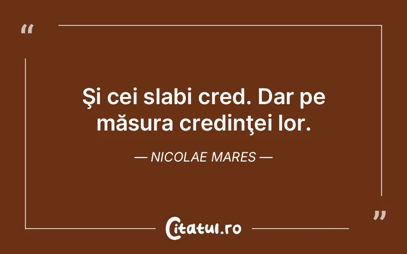 Citat Nicolae Mares - citate crestine