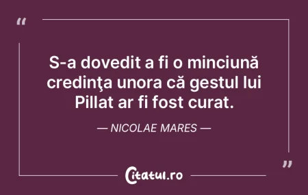 S-a dovedit a fi o minciună credinţa u... S-a dovedit a fi o minciună credinţa u...
