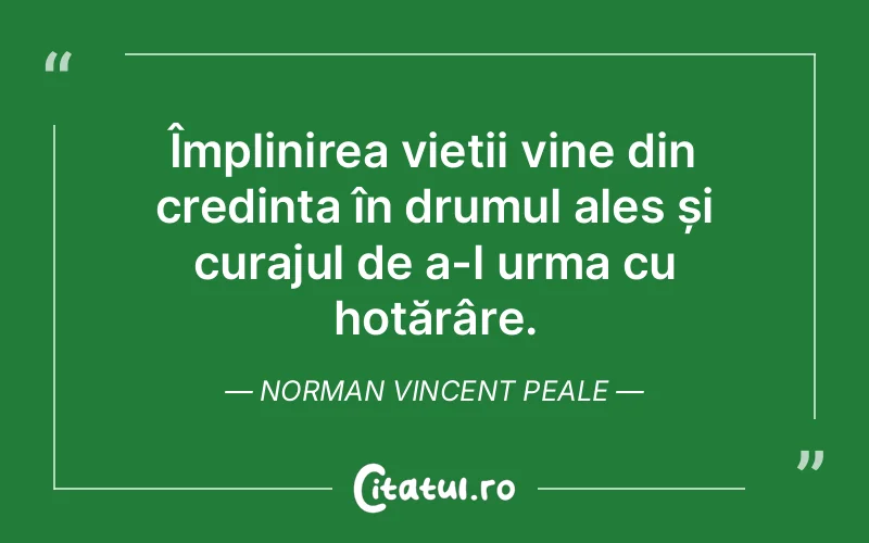 Citat Norman Vincent Peale - citate crestine