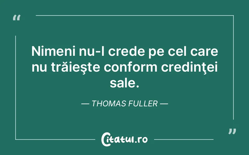 Citat Thomas Fuller - citate crestine