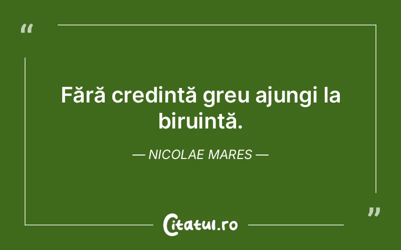 Citat Nicolae Mares - citate crestine