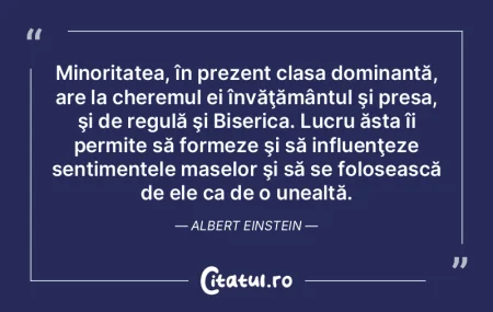 Minoritatea, în prezent clasa dominantÄ... Minoritatea, în prezent clasa dominantÄ...