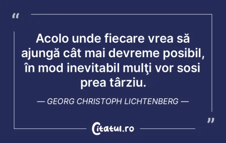 Acolo unde fiecare vrea să ajungă cât... Acolo unde fiecare vrea să ajungă cât...