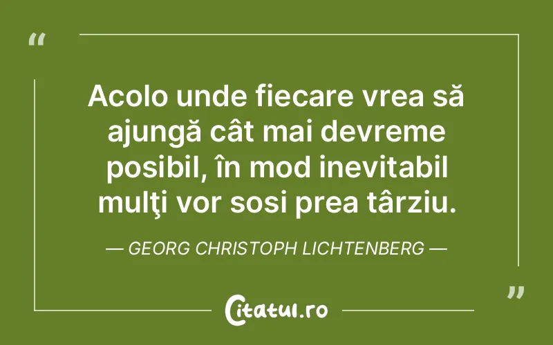 Citat Georg Christoph Lichtenberg - citate crestine