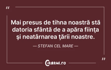 Mai presus de tihna noastră stă datori... Mai presus de tihna noastră stă datori...