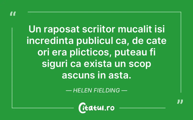 Citat Helen Fielding - citate crestine