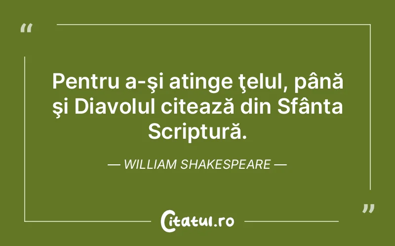 Citat William Shakespeare - citate crestine