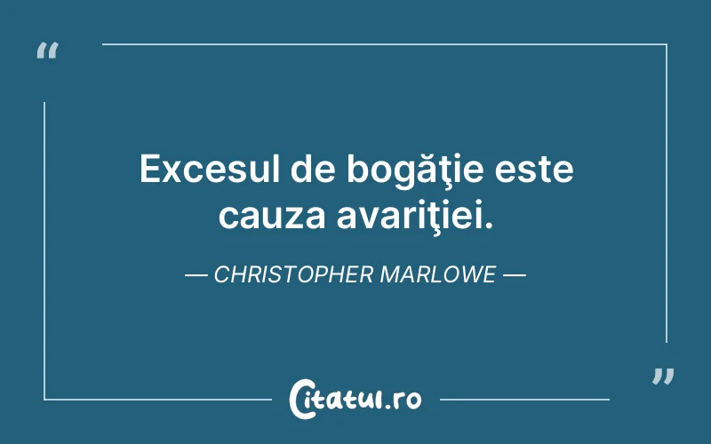 Citat Christopher Marlowe - citate crestine