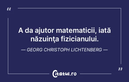 A da ajutor matematicii, iată năzuinţ... A da ajutor matematicii, iată năzuinţ...