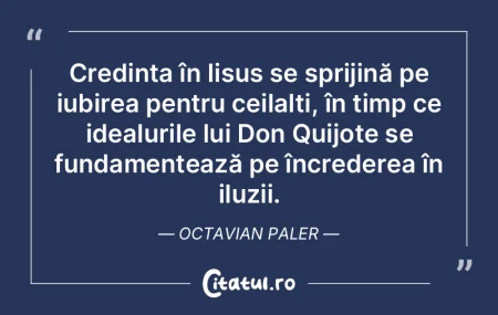 Credința în Iisus se sprijină pe iubi...