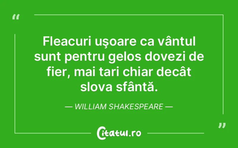 Citat William Shakespeare - citate crestine