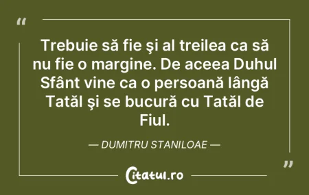 Trebuie să fie şi al treilea ca să nu... Trebuie să fie şi al treilea ca să nu...