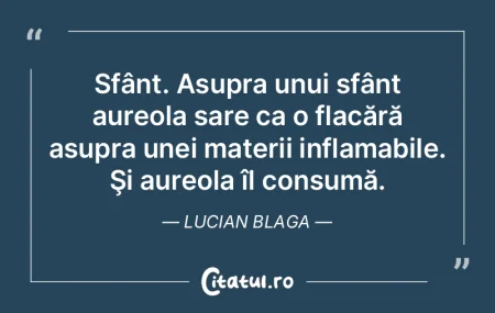 Sfânt. Asupra unui sfânt aureola sare ... Sfânt. Asupra unui sfânt aureola sare ...