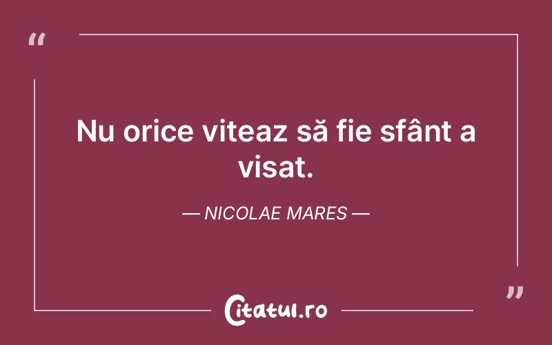 Citat Nicolae Mares - citate crestine