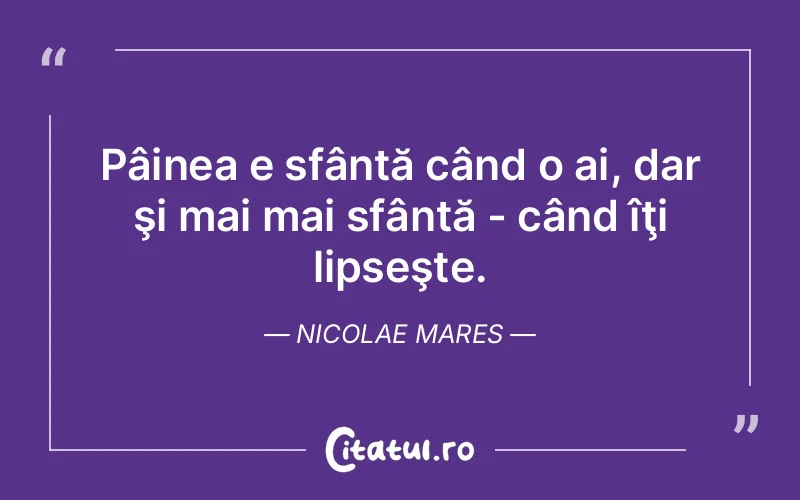 Citat Nicolae Mares - citate crestine