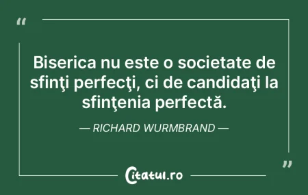 Biserica nu este o societate de sfinţi ... Biserica nu este o societate de sfinţi ...