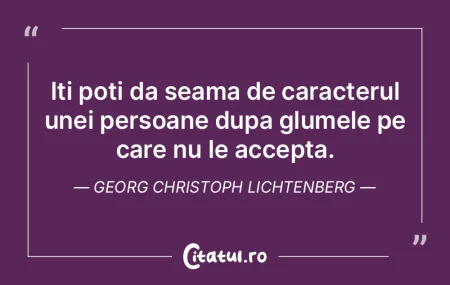 Iti poti da seama de caracterul unei per...