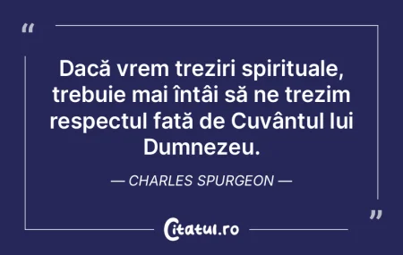Dacă vrem treziri spirituale, trebuie m... Dacă vrem treziri spirituale, trebuie m...