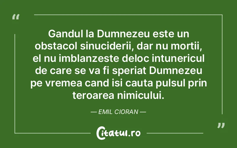 Citat Emil Cior - citate crestine