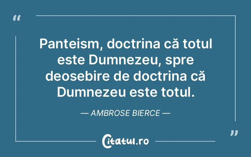 Citat Ambrose Bierce - citate crestine