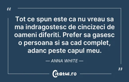 Tot ce spun este ca nu vreau sa ma indra...