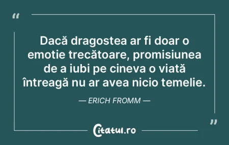 Dacă dragostea ar fi doar o emoție tre...
