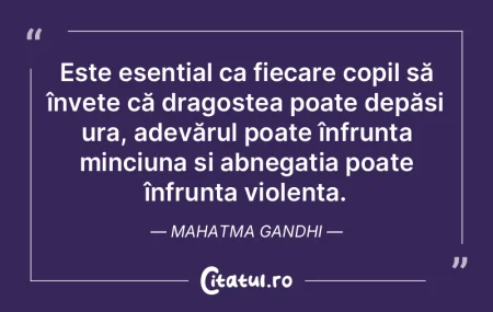 Este esențial ca fiecare copil să înv...