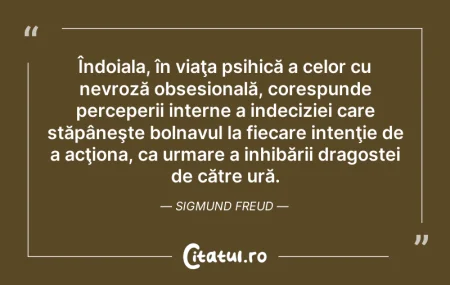 Îndoiala, în viaţa psihică a celor c...