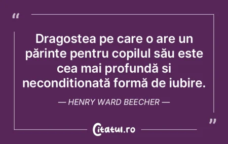 Dragostea pe care o are un părinte pent...