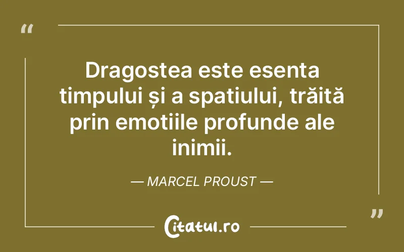 Citat Marcel Proust - citate dragoste