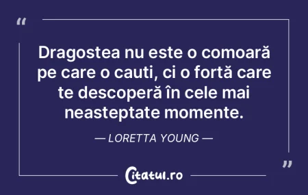 Dragostea nu este o comoară pe care o c...