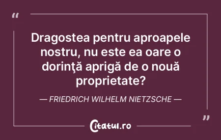 Dragostea pentru aproapele nostru, nu es... Dragostea pentru aproapele nostru, nu es...