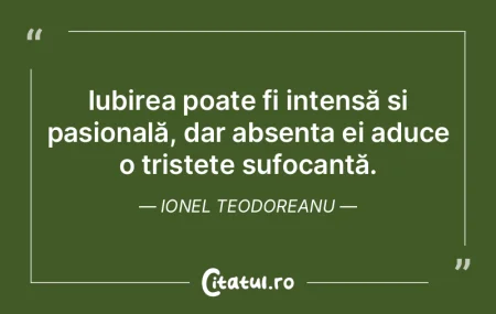 Iubirea poate fi intensă și pasională... Iubirea poate fi intensă și pasională...
