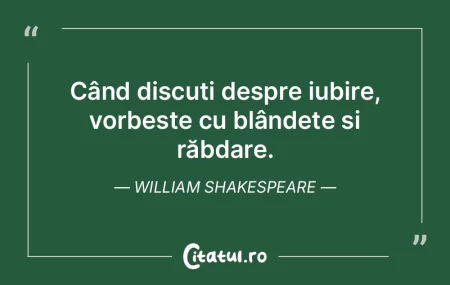 Când discuți despre iubire, vorbește ... Când discuți despre iubire, vorbește ...