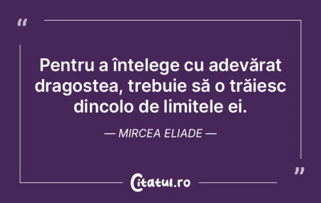 Pentru a înțelege cu adevărat dragost... Pentru a înțelege cu adevărat dragost...
