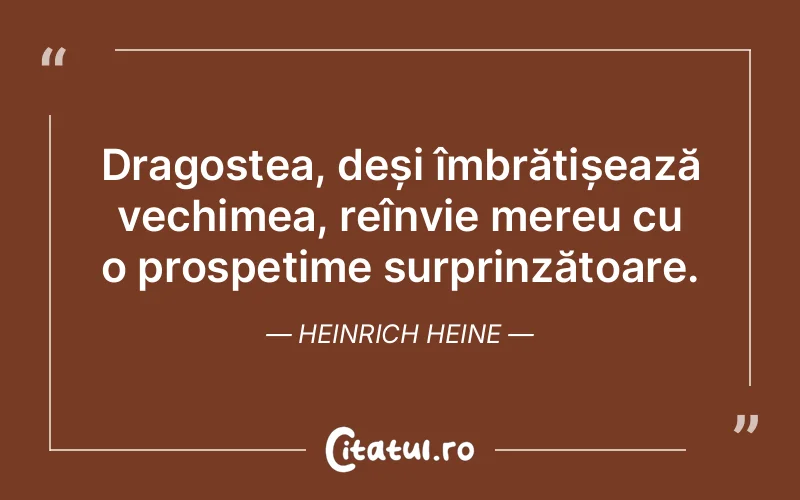 Citat Heinrich Heine - citate dragoste