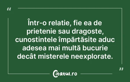 Într-o relație, fie ea de prietenie sa... Într-o relație, fie ea de prietenie sa...