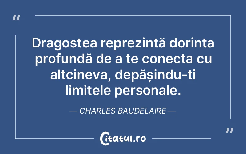 Citat Charles Baudelaire - citate dragoste