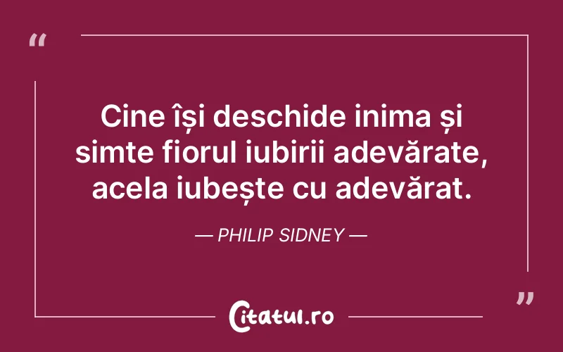 Citat Philip Sidney - citate dragoste