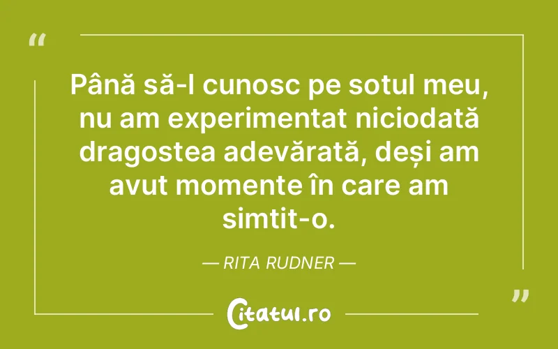 Citat Rita Rudner - citate dragoste