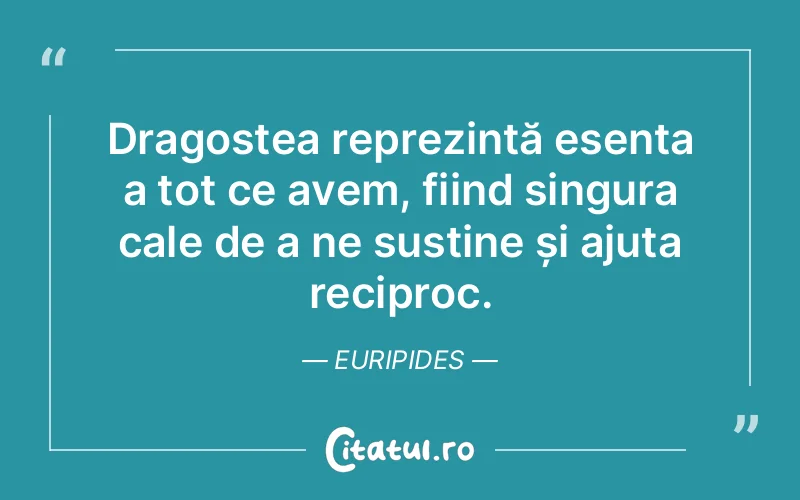 Citat Euripides - citate dragoste