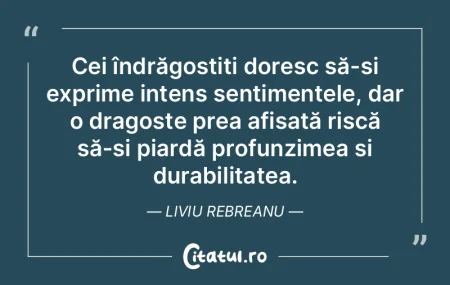 Cei îndrăgostiți doresc să-și expri...