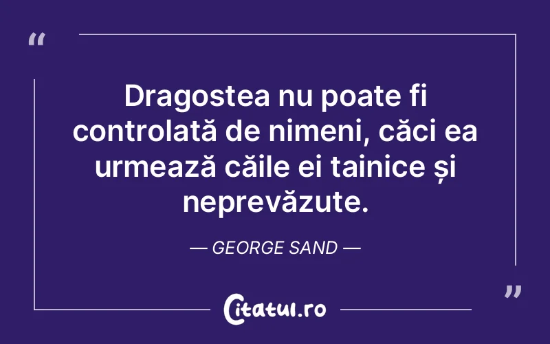 Citat George Sand - citate dragoste