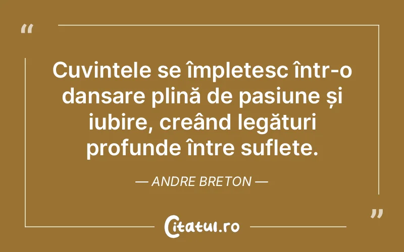 Citat Andre Breton - citate dragoste