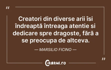 Creatori din diverse arii își îndreap...