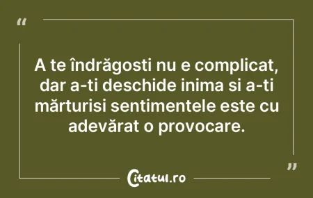 A te îndrăgosti nu e complicat, dar a-... A te îndrăgosti nu e complicat, dar a-...