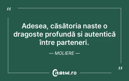Adesea, căsătoria naște o dragoste pr...