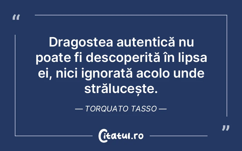 Citat Torquato Tasso - citate dragoste