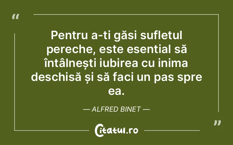 Citat Alfred Binet - citate dragoste